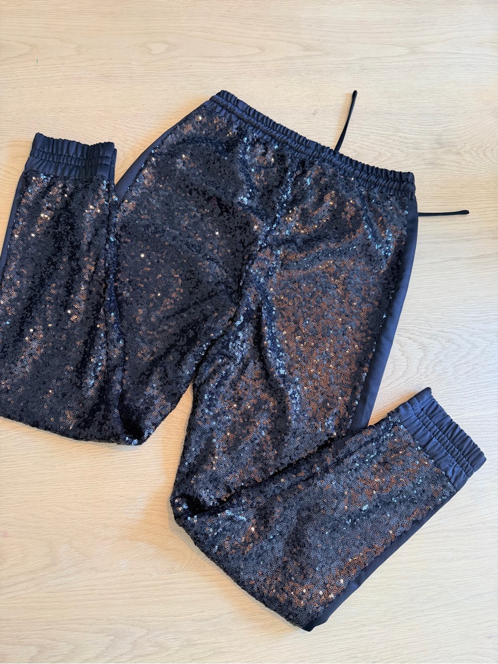 DO+BE Kids Black Sequin Joggers